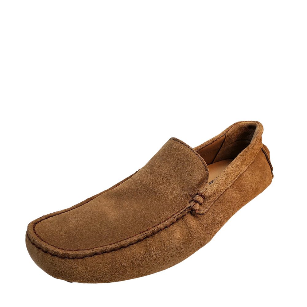 New The Mens Store at Bloomingdales Mens Venetian Leather Loafers Tan Br…
